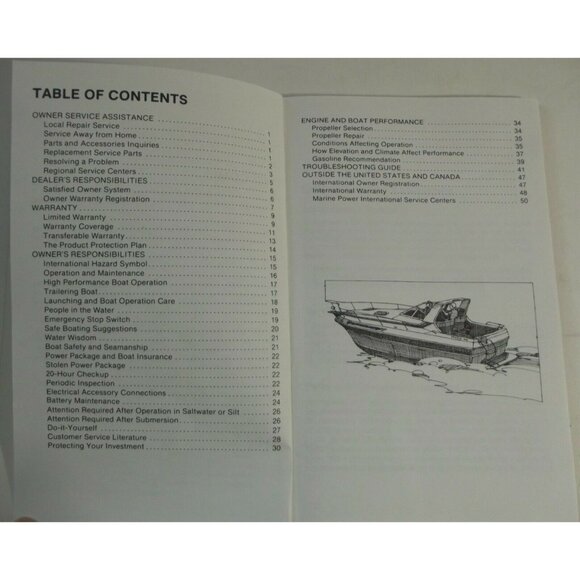 1986 MerCruiser Owner Service Manual Stern Drives&Inboards S/N 90-13534 386 - Picture 5 of 8